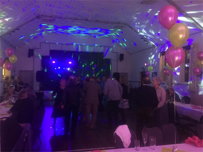 Party picture at Ditcheat Village Hall