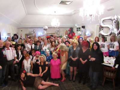 Party picture at The Cavalier (Junipers Pantry)